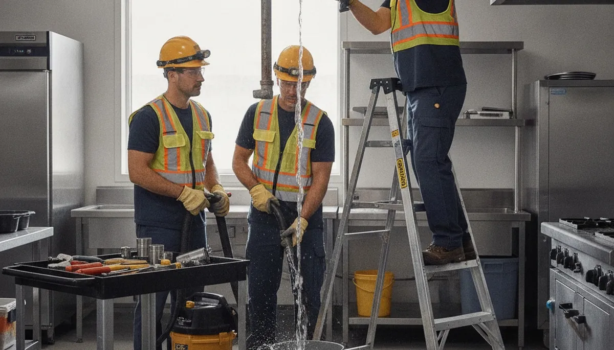 Emergency plumber in Mountain View, CA repairing urgent leaks and burst pipes for local homes