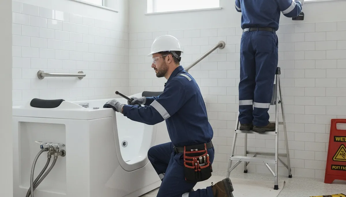 Walk in tub installation for Mountain View, CA homes by local plumbing repair professionals